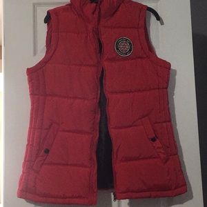 Madden girl red puffer vest